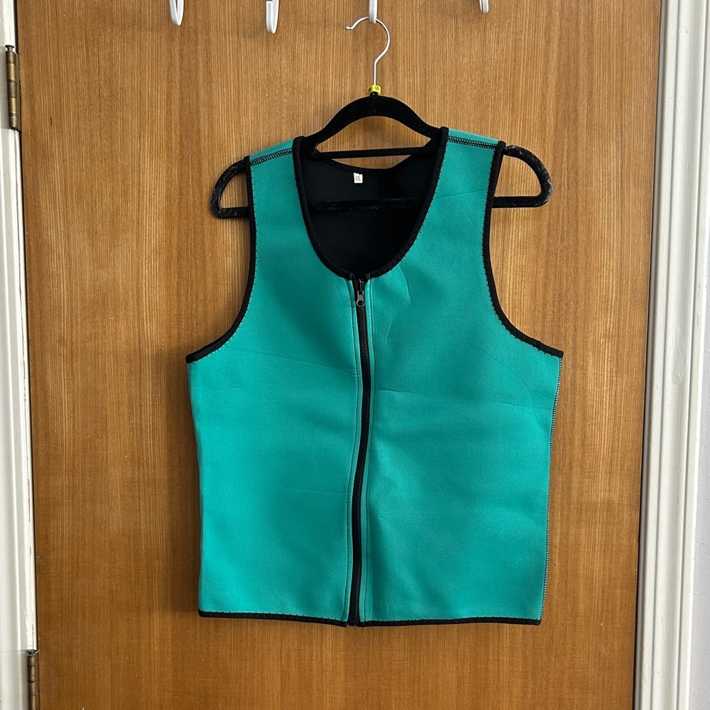 Women's Teal Zip-Up Swim Vest